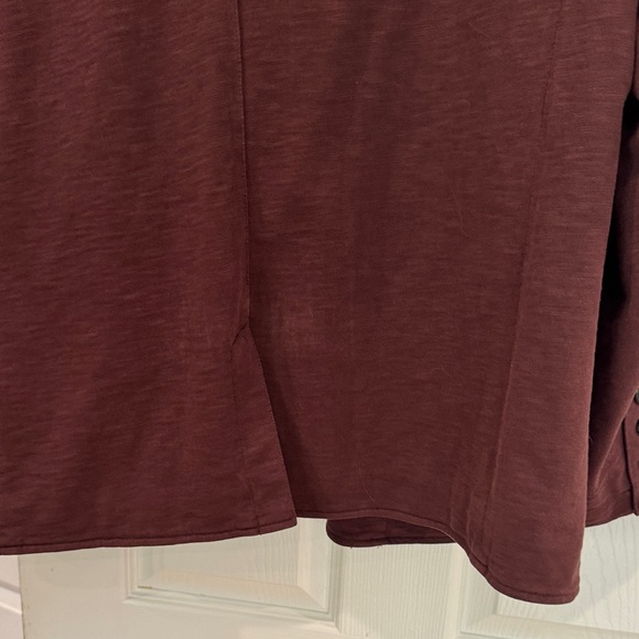 Men's Burgundy Blazer - Picture 5 of 8